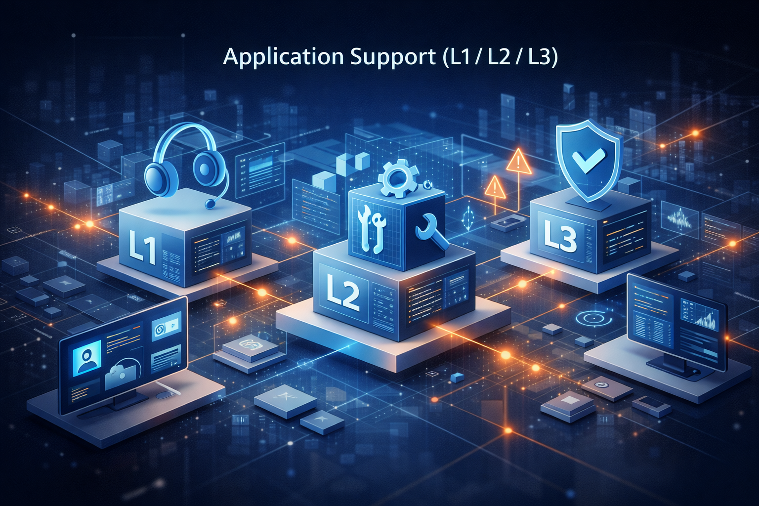 Application Support (L1 / L2 / L3)